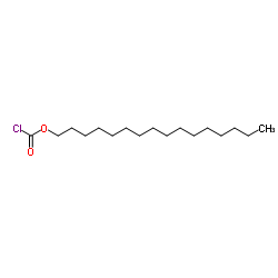Cetyl chloroformate structure, CAS 26272-90-2