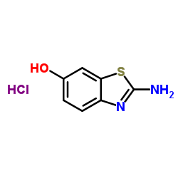 2-Amino-6-benzothiazolol hydrochloride structure, CAS 26278-78-4
