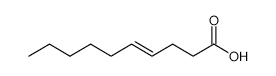 4-Decenoic acid structure, CAS 26303-90-2