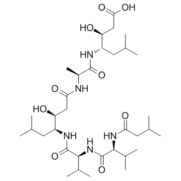 Pepstatin structure, CAS 26305-03-3
