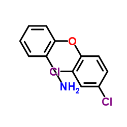 2-(2,4-Dichlorophenoxy)aniline structure, CAS 26306-64-9