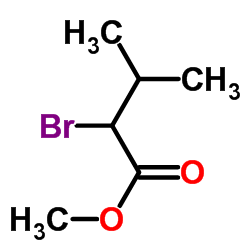 Methyl 2-bromo-3-methylbutanoate structure, CAS 26330-51-8
