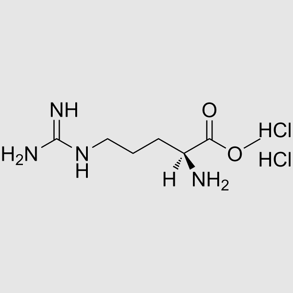 Methyl L-argininate dihydrochloride structure, CAS 26340-89-6