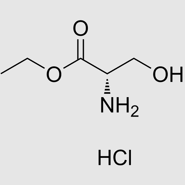 Ethyl L-serinate hydrochloride structure, CAS 26348-61-8