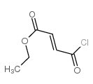3-Chlorocarbonylacrylic acid ethyl ester structure, CAS 26367-48-6
