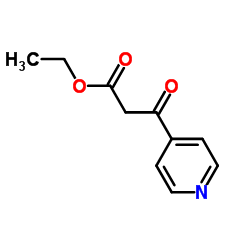 Ethyl 3-oxo-3-(4-pyridyl)propionate structure, CAS 26377-17-3