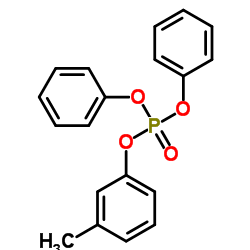 Cresyl diphenyl phosphate structure, CAS 26444-49-5