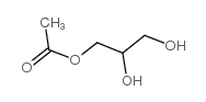Monoacetin structure, CAS 26446-35-5