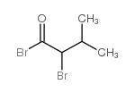 2-Bromo-3-methylbutanoyl bromide structure, CAS 26464-05-1