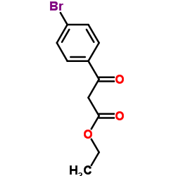 Ethyl (4-bromobenzoyl)acetate structure, CAS 26510-95-2