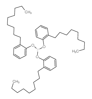 Tris(nonylphenyl) phosphite structure, CAS 26523-78-4