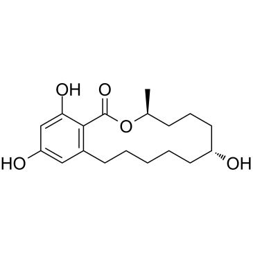 Zeranol structure, CAS 26538-44-3