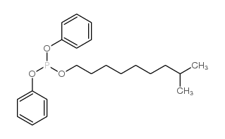 Isodecyl diphenyl phosphite structure, CAS 26544-23-0