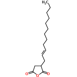 Dihydro-3-(tetrapropenyl)furan-2,5-dione structure, CAS 26544-38-7
