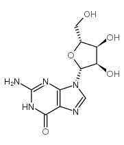 L-Guanosine structure, CAS 26578-09-6