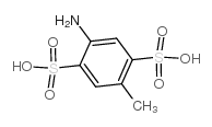4-Methylaniline-2,5-disulphonic acid structure, CAS 26585-57-9