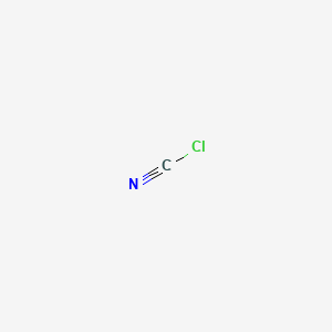 Cyanogen chloride structure, CAS 506-77-4