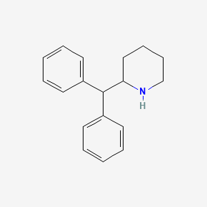 2-Diphenylmethylpiperidine structure, CAS 519-74-4