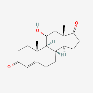11b-Hydroxyandrost-4-ene-3,17-dione structure, CAS 564-33-0
