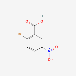 2-BROMO-5-NITROBENZOIC ACID structure, CAS 943-14-6