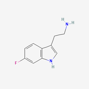 6-Fluorotryptamine structure, CAS 575-85-9