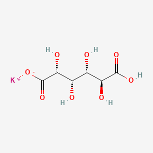 Potassium bisaccharate structure, CAS 576-42-1