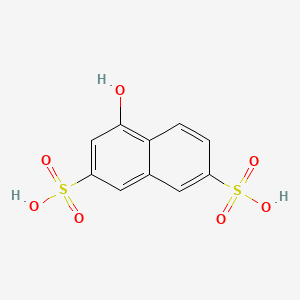 1-Naphthol-3,6-disulfonic acid structure, CAS 578-85-8