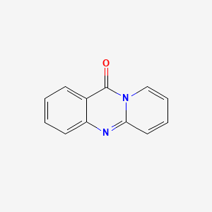 11H-Pyrido[2,1-b]quinazolin-11-one structure, CAS 578-96-1