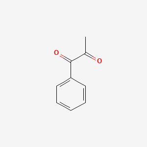 1-Phenyl-1,2-propanedione structure, CAS 579-07-7