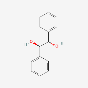 meso-1,2-Diphenyl-1,2-ethanediol structure, CAS 579-43-1