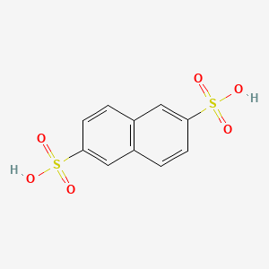 Naphthalene-2,6-disulfonic acid structure, CAS 581-75-9