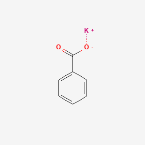 Potassium benzoate structure, CAS 582-25-2