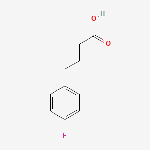 4-(4-Fluorophenyl)butanoic acid structure, CAS 589-06-0