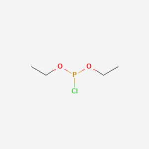 Diethyl chlorophosphite structure, CAS 589-57-1