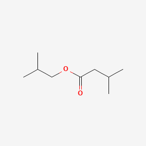Isobutyl isovalerate structure, CAS 589-59-3