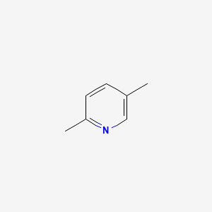 2,5-Dimethylpyridine structure, CAS 589-93-5