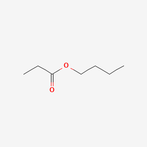 Butyl propionate structure, CAS 590-01-2