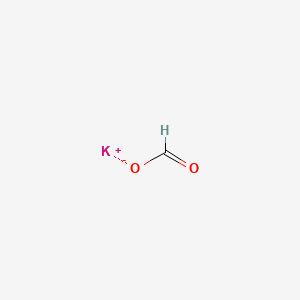 Potassium formate structure, CAS 590-29-4