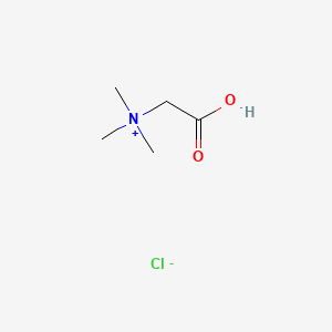 Betaine hydrochloride structure, CAS 590-46-5