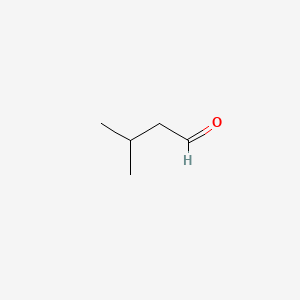 Isovaleraldehyde structure, CAS 590-86-3