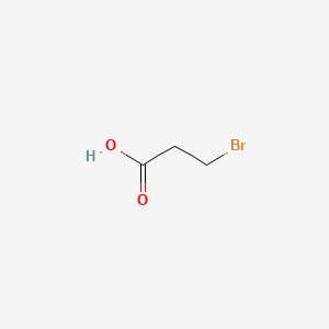 3-Bromopropionic acid structure, CAS 590-92-1