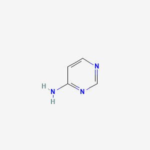 4-Aminopyrimidine structure, CAS 591-54-8