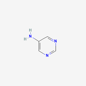 5-Aminopyrimidine structure, CAS 591-55-9