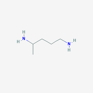 1,4-Diaminopentane structure, CAS 591-77-5