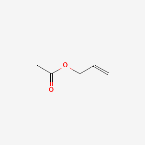 Allyl acetate structure, CAS 591-87-7