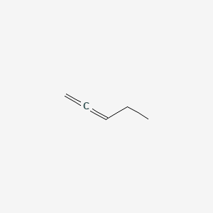 1,2-Pentadiene structure, CAS 591-95-7