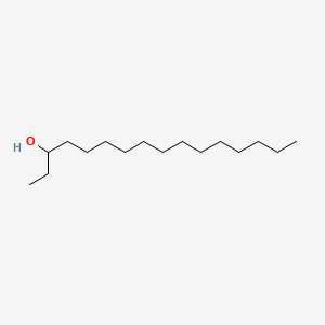 3-Hexadecanol structure, CAS 593-03-3