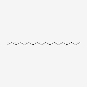 Octadecane structure, CAS 593-45-3