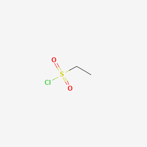 Ethanesulfonyl chloride structure, CAS 594-44-5