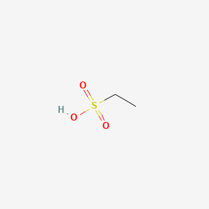 Ethanesulfonic acid structure, CAS 594-45-6